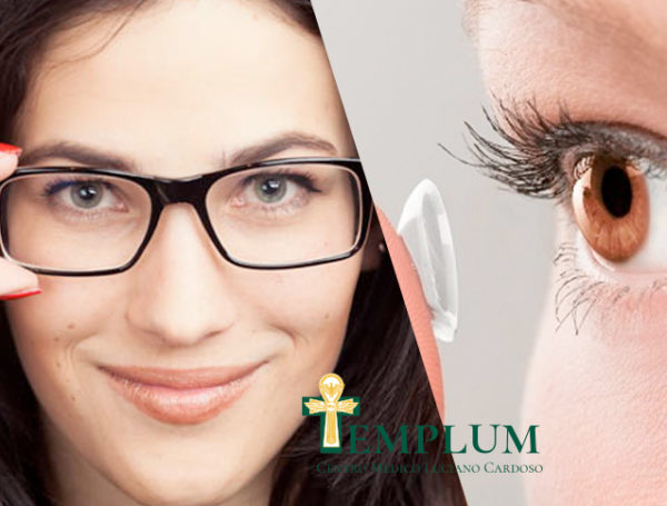 Você que usa óculos, já pensou em alterná-los com lente de contato?