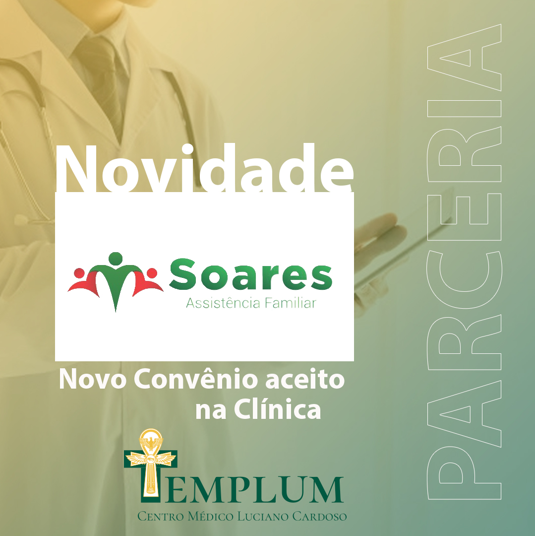 Novidade: Novo convênio aceito na Clínica Templum